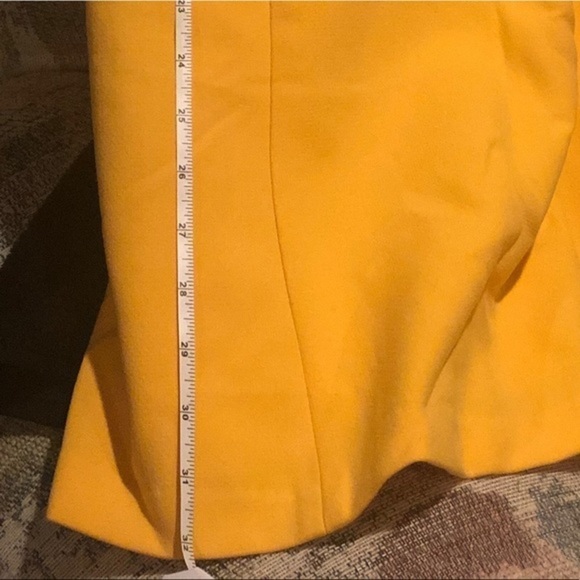 ZARA Mustard Yellow Short Sleeve Mini Dress – Size L - Picture 5 of 7